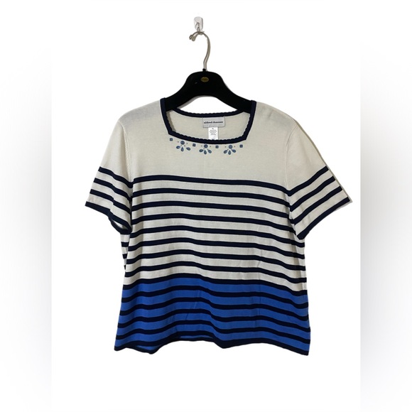 Alfred Dunner Short Sleeve Knit Sweater Size XL - Picture 3 of 11